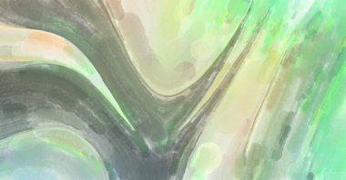 Yüzeyde suluboya vuruşlar. Sanatsal arkaplan resmi. Tablo üzerinde soyut resim. Fırça darbeleri. Çağdaş sanat. El işçiliğinin renkli dokusu. Modern resim.