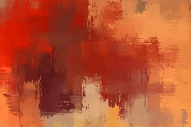 Çapraz vahşi fırça darbeleriyle arka plan. Renkli ve canlı bir tasvir. Boyalı sanat. Yaratıcı soyut resim.