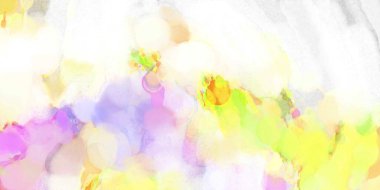 2D çizim. Sanatsal arkaplan resmi. Tablo üzerinde soyut resim. Çağdaş sanat. El yapımı resim. Renkli doku. Modern sanat eserleri. Yüzeyde suluboya fırça darbeleriyle boyama.