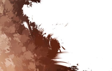 Duvar sanatı Eşsiz ve yaratıcı illüstrasyon. Fırça darbesi ile boyanmış. Renkli fırça darbelerinin soyut arkaplanı. Fırçalanmış canlı duvar kâğıdı. Boyalı sanatsal yaratım.