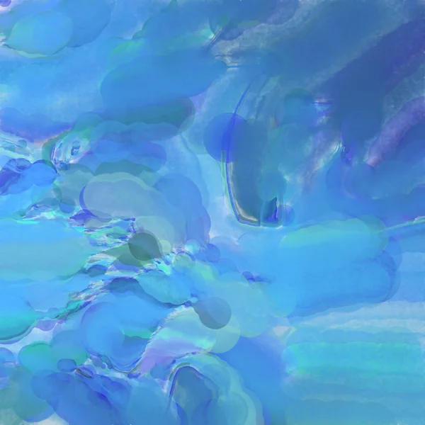 Çağdaş sanat. El işçiliğinin renkli dokusu. Modern resim. Yüzeyde suluboya vuruşlar. Sanatsal arkaplan resmi. Tablo üzerinde soyut resim. Fırça darbeleri. 