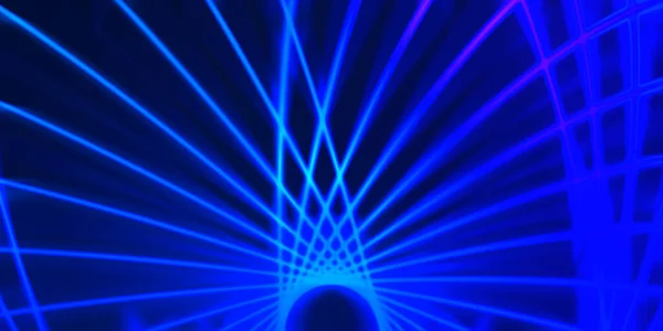 Neonowy Abstrakcyjny Projekt Fal Świetlnych Cyfrowe Tło Świecącym Światłem Neonowym — Zdjęcie stockowe