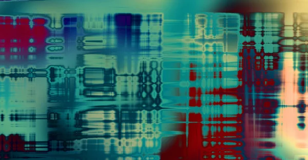 Soyut arkaplan. Yaşlanmış grunge dokusunda geometrik elementler. Farklı renk desenli grafiksel illüstrasyon.