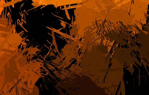 Sanatsal soyut arkaplan. Doku boyalı duvar kağıdı. Boya darbeleriyle yaratıcı bir illüstrasyon. Fırça desenli resim.