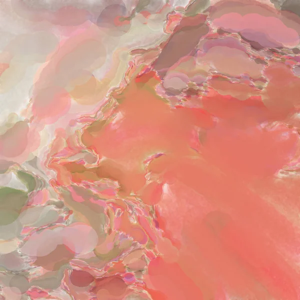 El yapımı sürreal soyut desenli suluboya. Modern sanatsal resim. 2D çizim. Arkaplan boyası karışımı. Yaratıcı duvar sanatı. Çağdaş sanat.