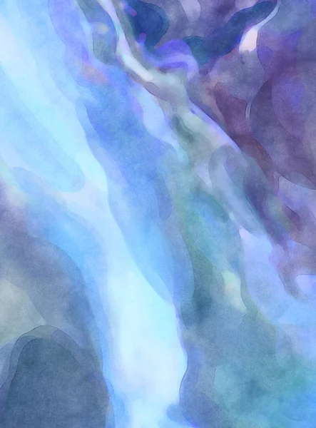 Yumuşak suluboya duvar kağıdı. Hafifçe fırçalanmış renkleri olan sanatsal bir resim. Pastel renkler arkaplana dokunmuş. Soyut duvar sanatı..