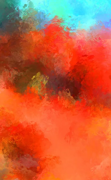 Artistic vibrant and colorful wallpaper.Brushed Painted Abstract Background. Brush stroked painting.