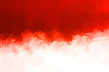 Renkli fırça darbelerinin 2D çizimi. Dekoratif desenli resim. canlı boya desenli arkaplan.