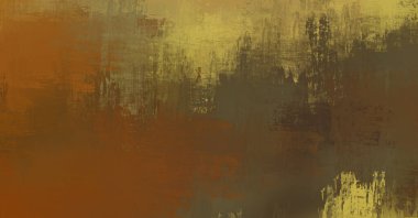 Çapraz vahşi fırça darbeleriyle arka plan. Renkli ve canlı bir tasvir. Boyalı sanat. Yaratıcı soyut resim.