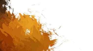 Taranmış Boyalı Soyut Arkaplan. Vahşi kaotik fırça darbeleri. Boya darbeleri. 2D İllüstrasyon. Fırça darbeli resim. 