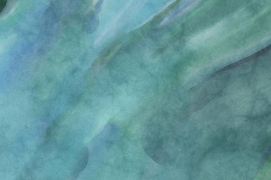 Yumuşak suluboya duvar kağıdı. Hafifçe fırçalanmış renkleri olan sanatsal bir resim. Pastel renkler arkaplana dokunmuş. Soyut duvar sanatı..