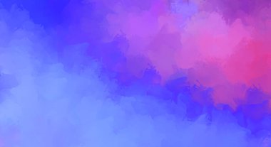 Renkli fırça darbelerinin 2D çizimi. Dekoratif desenli resim. canlı boya desenli arkaplan.