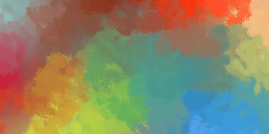 Renkli fırça darbelerinin soyut arkaplanı. fırçalanmış canlı duvar kağıdı. resmedilmiş sanat eseri. Eşsiz ve yaratıcı illüstrasyon.