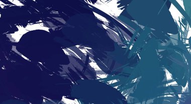 Renkli fırça darbelerinin 2B çizimi. Dekoratif doku resmi. Canlı boya desenli arka plan. Kaotik fırça darbeleri resim.