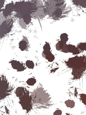 Renkli fırça darbelerinin 2B çizimi. Dekoratif doku resmi. Canlı boya desenli arka plan. Kaotik fırça darbeleri resim.