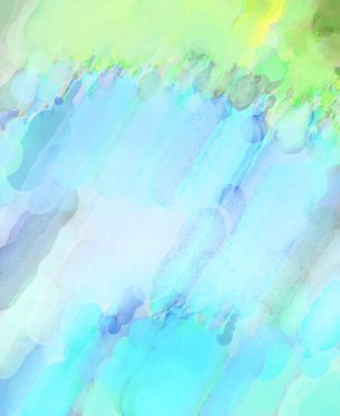 2D çizim. Sanatsal arkaplan resmi. Tablo üzerinde soyut resim. Çağdaş sanat. El yapımı resim. Renkli doku. Modern sanat eserleri. Yüzeyde suluboya fırça darbeleriyle boyama.