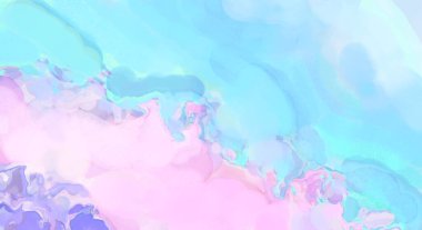 Taranmış Boyalı Soyut Arkaplan. Fırça darbesi ile boyanmış. Boya darbeleri. 2B Görüntü.