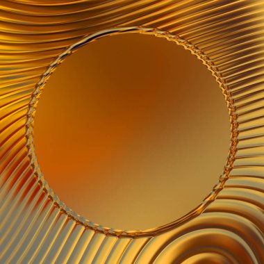 Soyut çerçeveli arkaplan. Renkli, canlı, dalgalı bir duvar kağıdı. Merkezi çerçeveli yaratıcı grafik 2d çizim. Dinamik şekilli modaya uygun sıvı örtüsü.