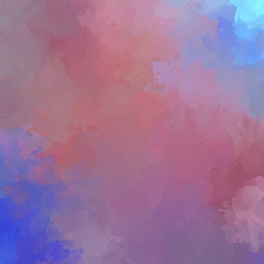 Duvar sanatı Eşsiz ve yaratıcı illüstrasyon. Fırça darbesi ile boyanmış. Renkli fırça darbelerinin soyut arkaplanı. Fırçalanmış canlı duvar kâğıdı. Boyalı sanatsal yaratım.