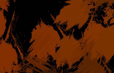 Sanatsal soyut arkaplan. Doku boyalı duvar kağıdı. Boya darbeleriyle yaratıcı bir illüstrasyon. Fırça desenli resim.