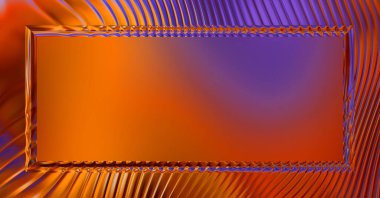 Soyut çerçeveli arkaplan. Renkli, canlı, dalgalı bir duvar kağıdı. Merkezi çerçeveli yaratıcı grafik 2d çizim. Dinamik şekilli modaya uygun sıvı örtüsü.