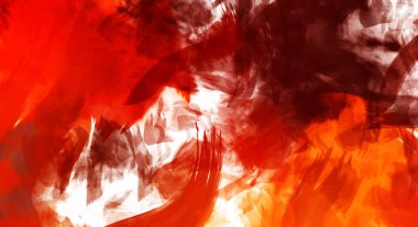 Sanatsal soyut arkaplan. Doku boyalı duvar kağıdı. Boya darbeleriyle yaratıcı bir illüstrasyon. Fırça desenli resim.