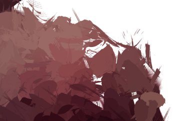 Duvar sanatı Eşsiz ve yaratıcı illüstrasyon. Fırça darbesi ile boyanmış. Renkli fırça darbelerinin soyut arkaplanı. Fırçalanmış canlı duvar kâğıdı. Boyalı sanatsal yaratım.