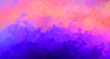 Renkli fırça darbelerinin soyut arkaplanı. fırçalanmış canlı duvar kağıdı. resmedilmiş sanat eseri. Eşsiz ve yaratıcı illüstrasyon.