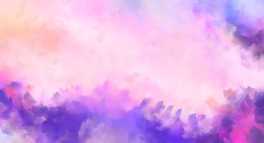 Renkli fırça darbelerinin soyut arkaplanı. fırçalanmış canlı duvar kağıdı. resmedilmiş sanat eseri. Eşsiz ve yaratıcı illüstrasyon.