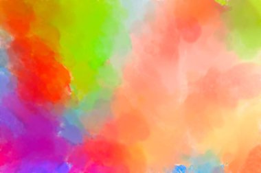 Suluboya fırça darbeleri. Modern sanat. Soyut doku. 2D çizim. Yüzeyde etkileyici el yapımı suluboya. Renkli bir fon. Çok renkli arkaplan. Çağdaş duvar sanatı. 