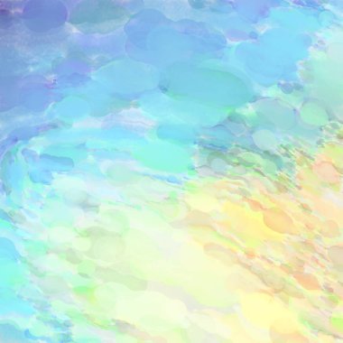 Çağdaş sanat. El işçiliğinin renkli dokusu. Modern resim. Yüzeyde suluboya vuruşlar. Sanatsal arkaplan resmi. Tablo üzerinde soyut resim. Fırça darbeleri. 