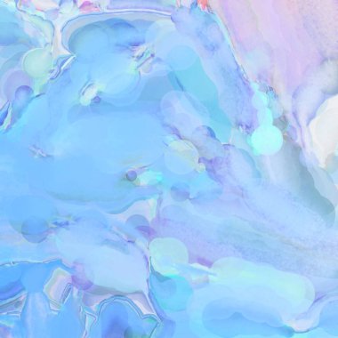 Çağdaş sanat. El işçiliğinin renkli dokusu. Modern resim. Yüzeyde suluboya vuruşlar. Sanatsal arkaplan resmi. Tablo üzerinde soyut resim. Fırça darbeleri. 