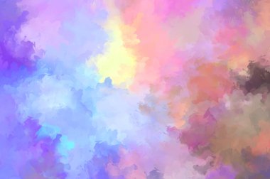 Renkli fırça darbelerinin soyut arkaplanı. fırçalanmış canlı duvar kağıdı. resmedilmiş sanat eseri. Eşsiz ve yaratıcı illüstrasyon.