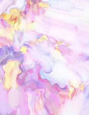 Yüzeyde suluboya vuruşlar. Sanatsal arkaplan resmi. Tablo üzerinde soyut resim. Fırça darbeleri. Çağdaş sanat. El işçiliğinin renkli dokusu. Modern resim.