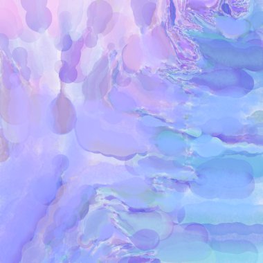 Çağdaş sanat. El işçiliğinin renkli dokusu. Modern resim. Yüzeyde suluboya vuruşlar. Sanatsal arkaplan resmi. Tablo üzerinde soyut resim. Fırça darbeleri. 