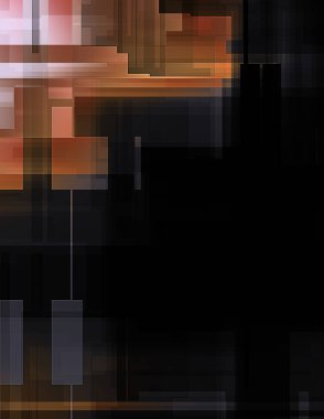 Fütürist soyut geometrik duvar kağıdı. Geometrik renkli şekiller. Dikdörtgen şekilli arka plan. Bir teknolojinin dijital illüstrasyonuName.