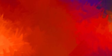 Canlı boya desenli arka plan. Renkli fırça darbelerinin 2B çizimi. Dekoratif doku resmi. Boyalı arkaplan.