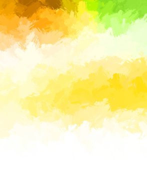 Canlı fırça darbeleriyle boyanmış. Renkli desenli resim. Fırçalanmış duvar kağıdını boya.