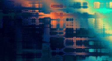 Soyut arkaplan. Yaşlanmış grunge dokusunda geometrik elementler. Farklı renk desenli grafiksel illüstrasyon.