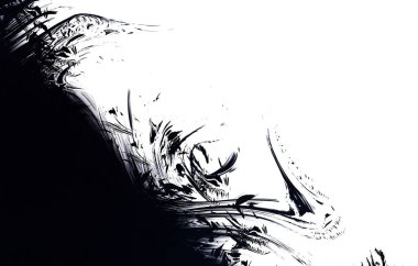 Duvar sanatı Eşsiz ve yaratıcı illüstrasyon. Fırça darbesi ile boyanmış. Renkli fırça darbelerinin soyut arkaplanı. Fırçalanmış canlı duvar kâğıdı. Boyalı sanatsal yaratım.