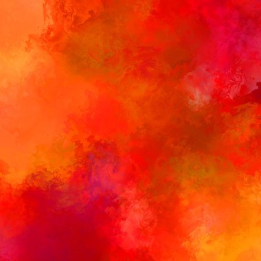 Canlı fırça darbeleriyle boyanmış. Renkli desenli resim. Fırçalanmış duvar kağıdını boya.