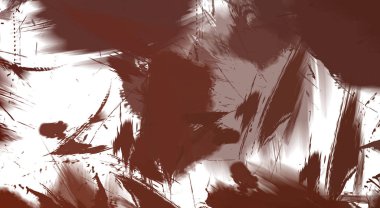 Renkli fırça darbelerinin soyut arkaplanı. fırçalanmış canlı duvar kağıdı. resmedilmiş sanat eseri. Eşsiz ve yaratıcı illüstrasyon.