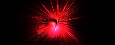 Fütürist mercek patlaması. Parlayan parçacıkları ve çizgileri olan ışık patlaması yıldızı. Güzel soyut ışın arkaplanı.