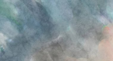 Alkol mürekkebini andıran rahatlatıcı fırça darbelerinin modern resmi. Poster, duvar sanatı, afiş, kart, kitap kapağı veya ambalaj için pastel renkli suluboya resim.