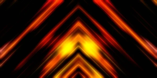 Abstract Stralende Geometrische Lichten Achtergrond Fractale Symmetrische Grafische Illustratie Intersecterende — Stockfoto