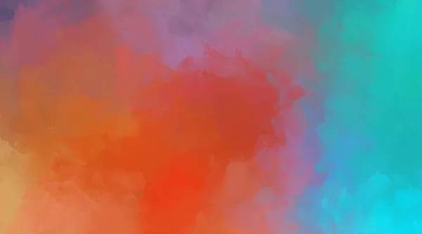 Abstrakcyjne Tło Kolorowych Pociągnięć Pędzla Szczotkowane Żywe Tapety Malowana Twórczość — Zdjęcie stockowe