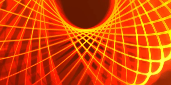 Işık dalgalarının neon renkli soyut tasarımı. Dijital arka plan ve neon ışığı parlama efekti. Parlak ışınlar duvar kağıdı.