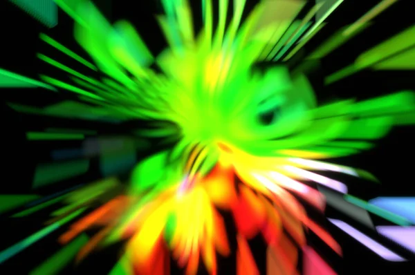 Lichte Deeltjes Sporen Licht Explosie Ster Met Gloeiende Deeltjes Lijnen — Stockfoto