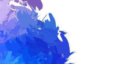 Taranmış Boyalı Soyut Arkaplan. Vahşi kaotik fırça darbeleri. Boya darbeleri. 2D İllüstrasyon. Fırça darbeli resim. 