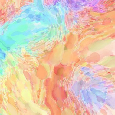 Çağdaş sanat. El işçiliğinin renkli dokusu. Modern resim. Yüzeyde suluboya vuruşlar. Sanatsal arkaplan resmi. Tablo üzerinde soyut resim. Fırça darbeleri. 